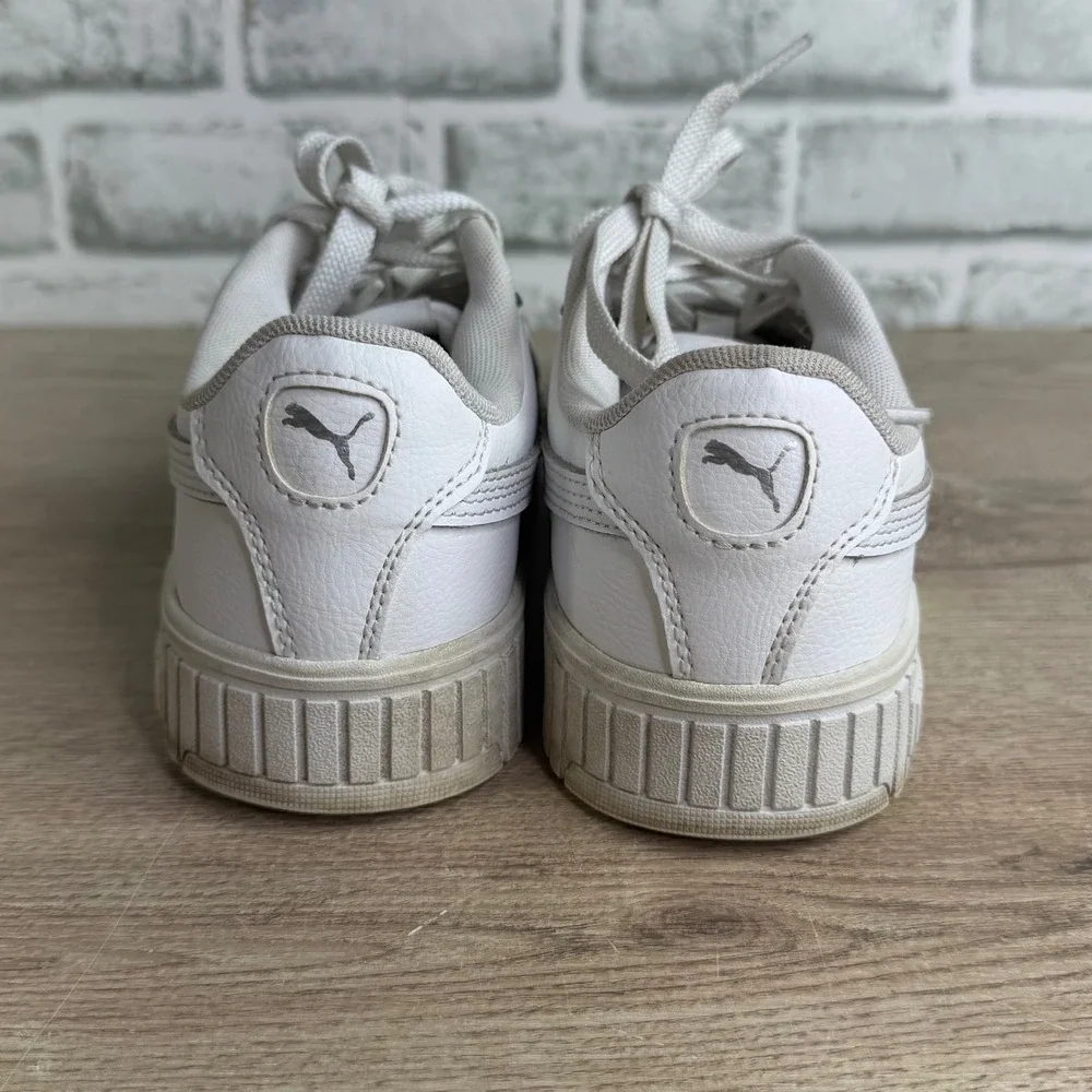 Puma Carina Street Platform Sneakers White Size 6Y